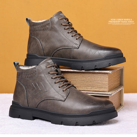 Men's Leather Outdoor Casual Martin Boots