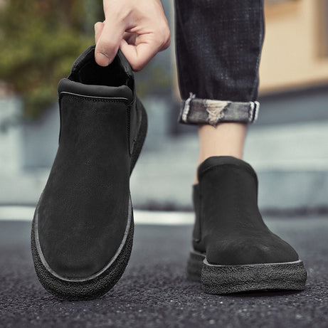 Men's Versatile Trend Leather Casual Shoes