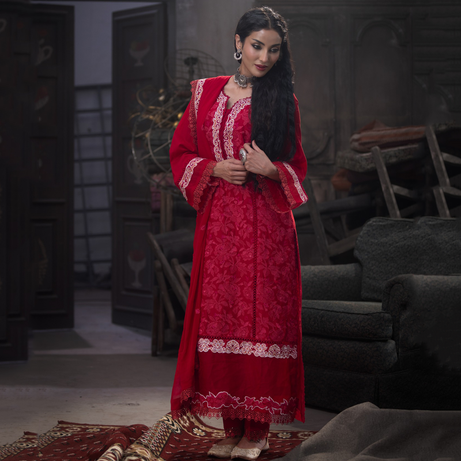 TriTex SHEHZADI Embroidered Lawn with Chiffon | SZ-2531