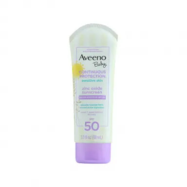 Aveeno Baby Continuous Protection Zinc Oxide SPF50 Sunscreen 88ml