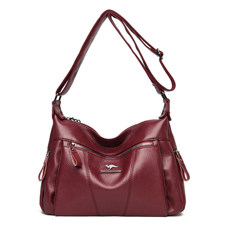 Women's Leather Versatile Trendy Shoulder Bag