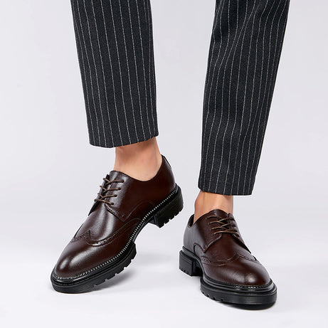 Men's Leather Luxury Business Formal Shoes (In Stock)