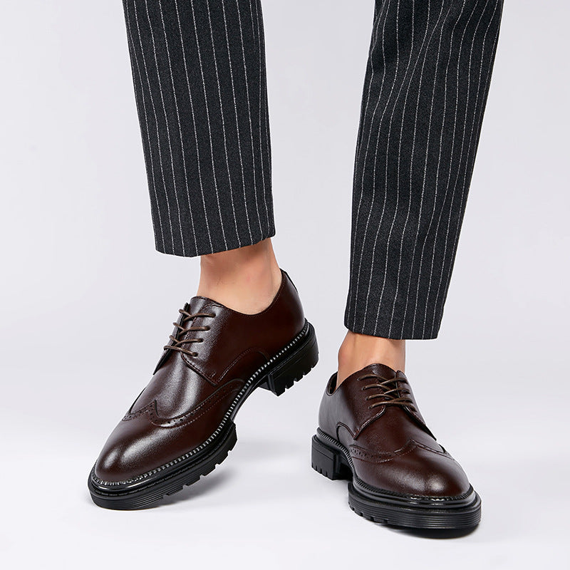 Men's Leather Luxury Business Formal Shoes (In Stock)