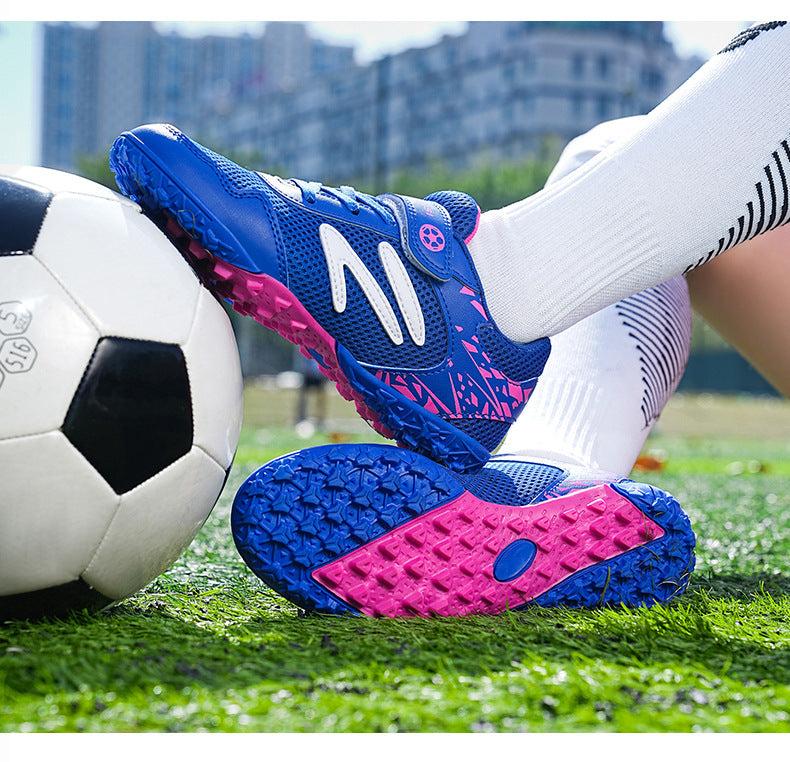 Boys's Football Mesh Breathable Broken Nails Shoes