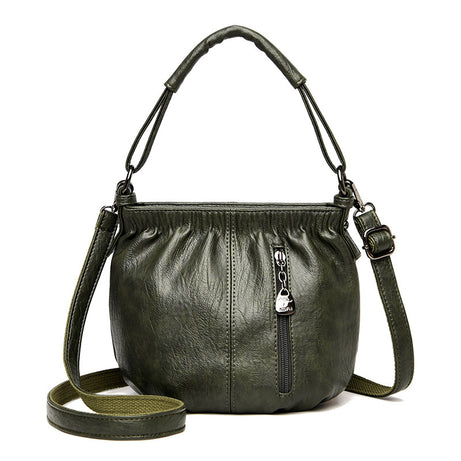 Women's Leather Retro Versatile Shoulder Bag