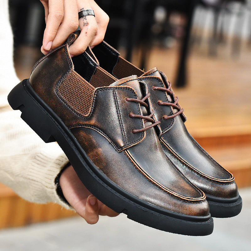 Men's Fashion British Style Leather Shoes