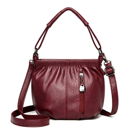 Women's Leather Retro Versatile Shoulder Bag