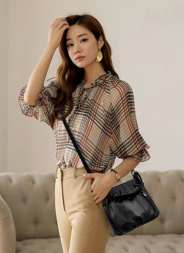 Women's Leather Retro Versatile Shoulder Bag