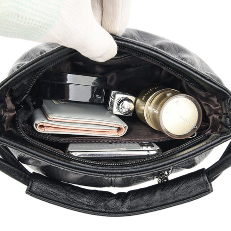 Women's Leather Retro Versatile Shoulder Bag