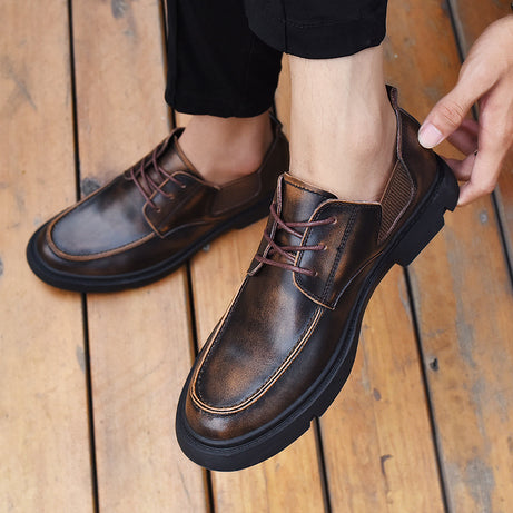 Men's Fashion British Style Leather Shoes