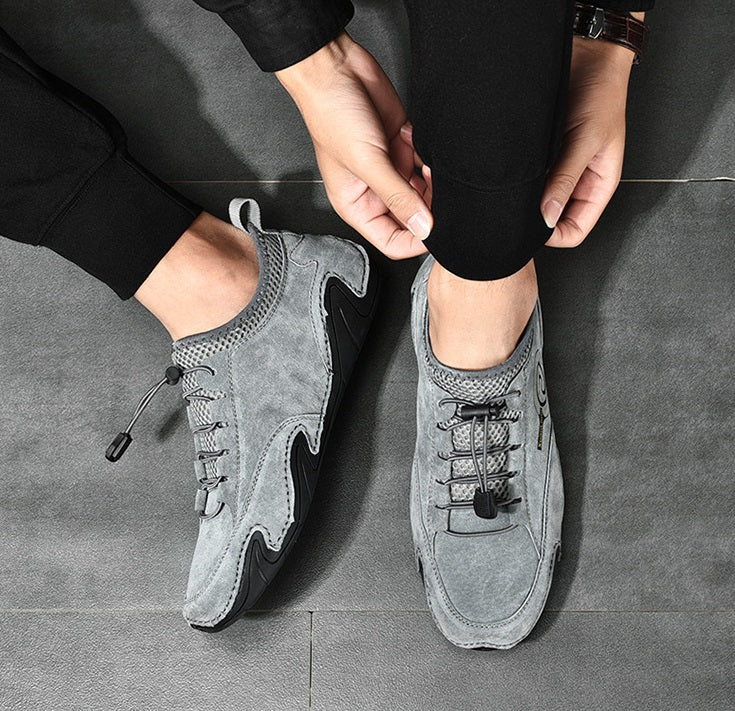 Men's Leather High-End Loafers Casual Shoes