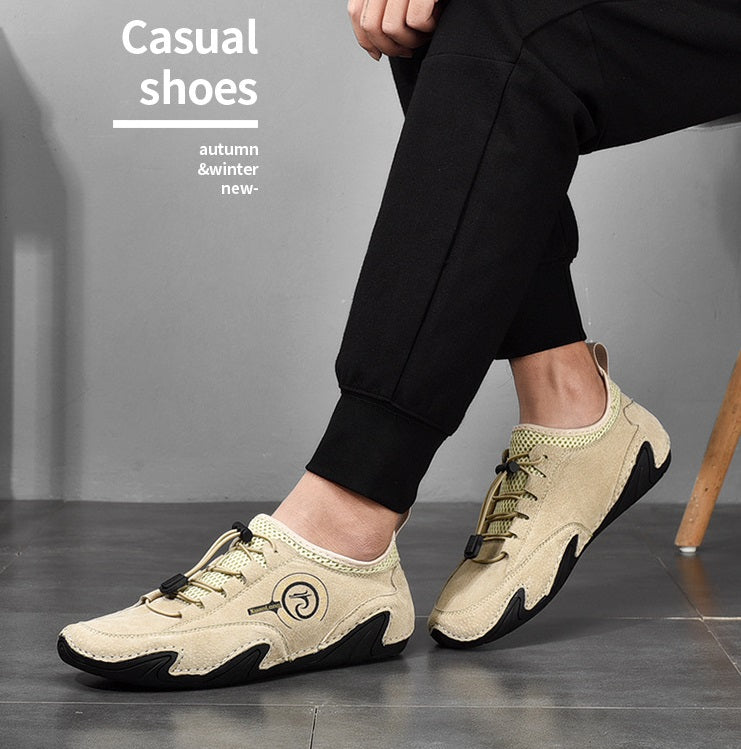 Men's Leather High-End Loafers Casual Shoes