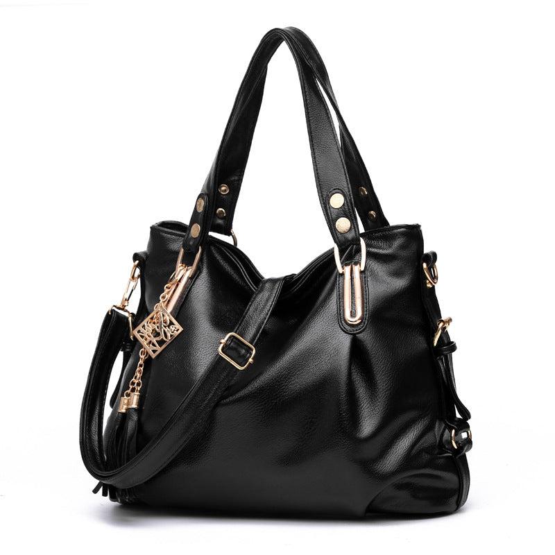 Women's Soft Leather Large-Capacity Fashion Shoulder Bag