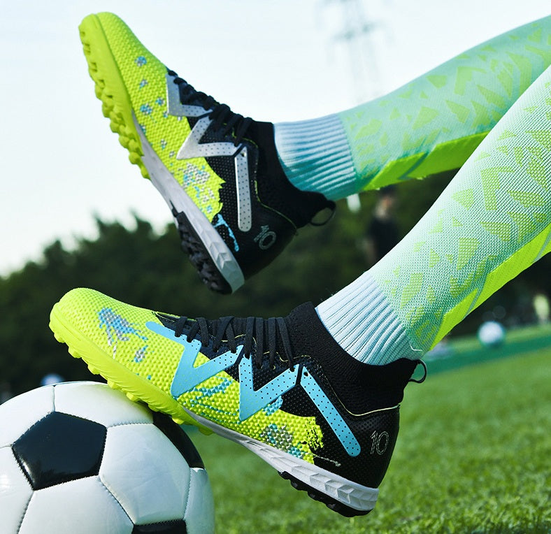 Men's High-top Football Broken Nails Training Shoes