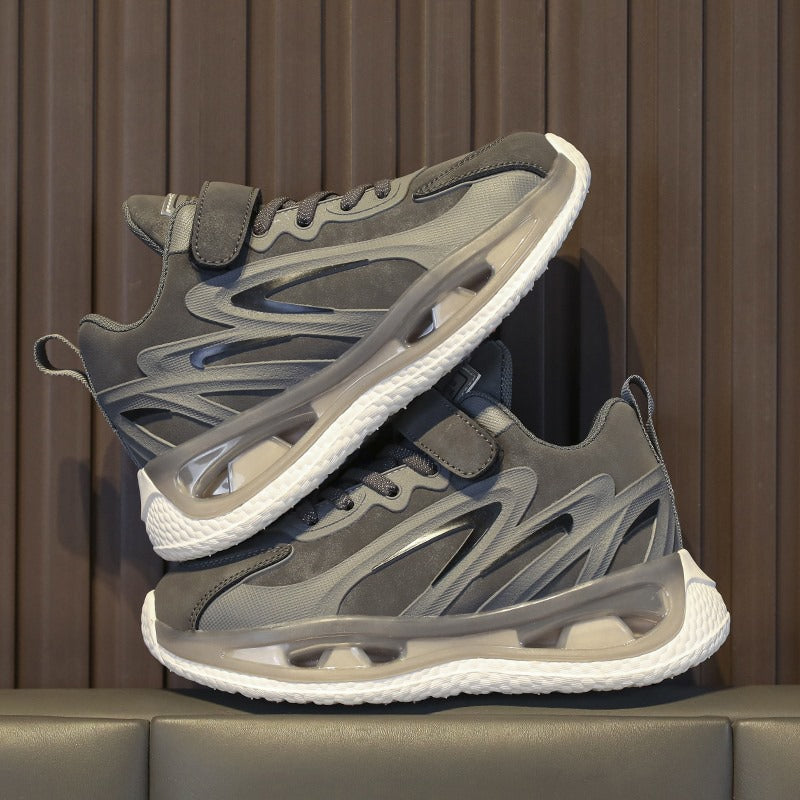 Boy's Breathable Mesh Trendy Running Shoes