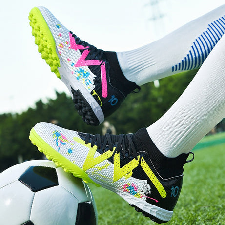 Men's High-top Football Broken Nails Training Shoes