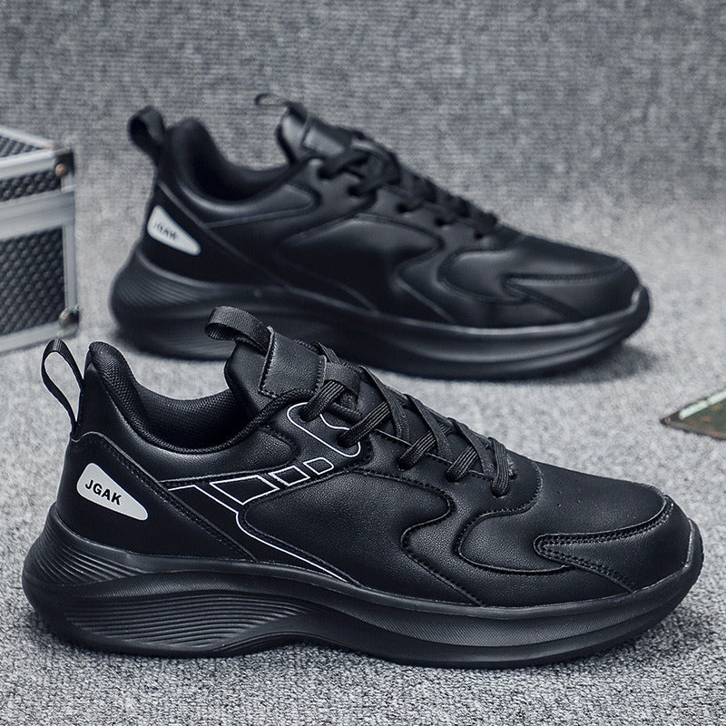 Men's Leather Fashionable Running Shoes