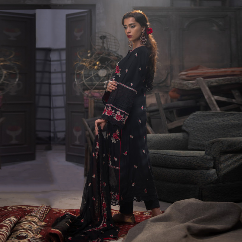 TriTex SHEHZADI Embroidered Lawn with Chiffon | SZ-2534