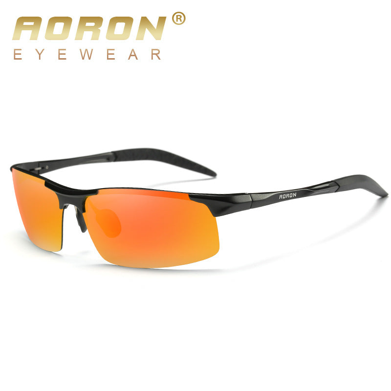 Men's Color-changing Sports Aluminum Polarized Sunglasses