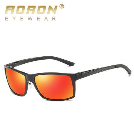 Men's Aluminum Magnesium Polarized Cycling Sunglasses