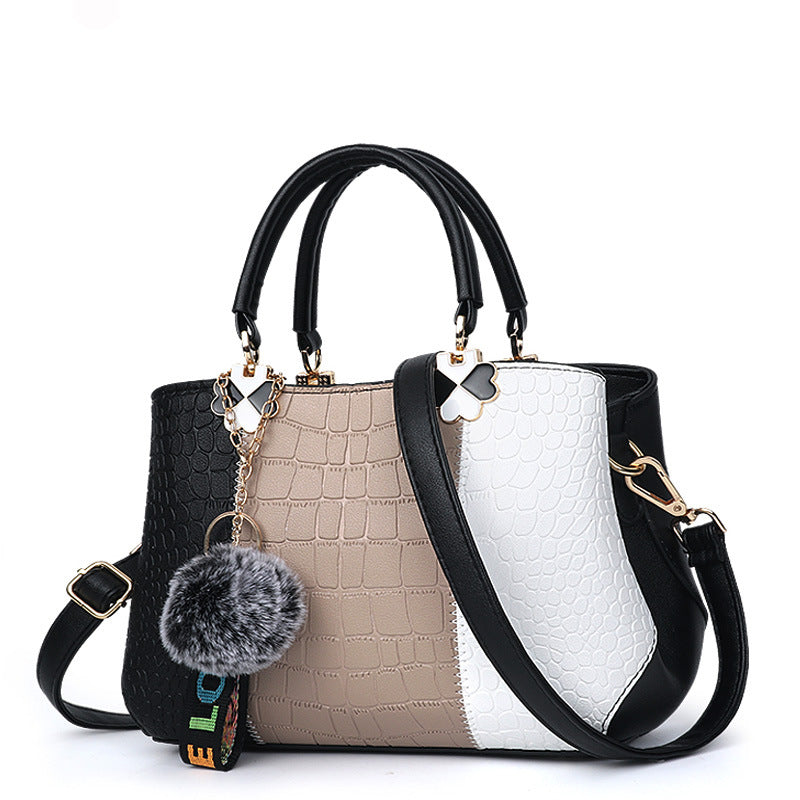 Women's Stone Pattern Shoulder Messenger Bag