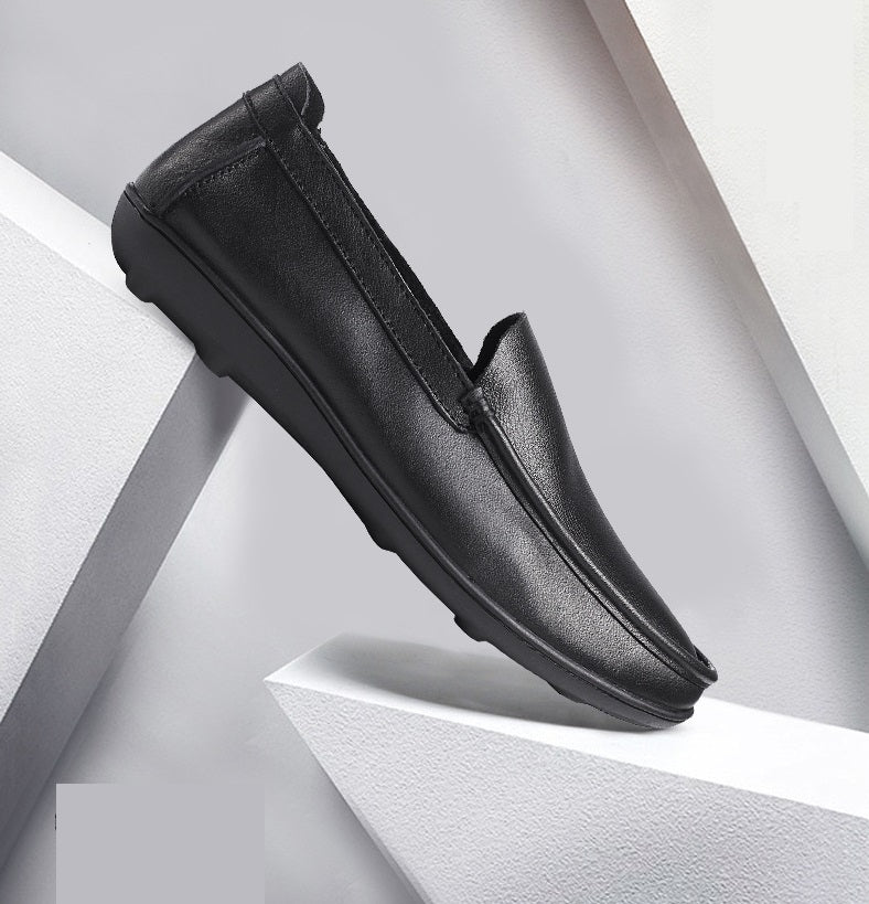 Men's Fashion British Style Casual Leather Shoes