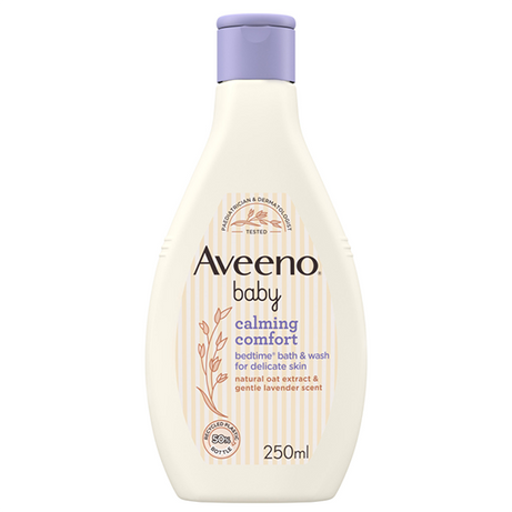 Aveeno Baby Calming Comfort Bedtime Bath Wash 250ml