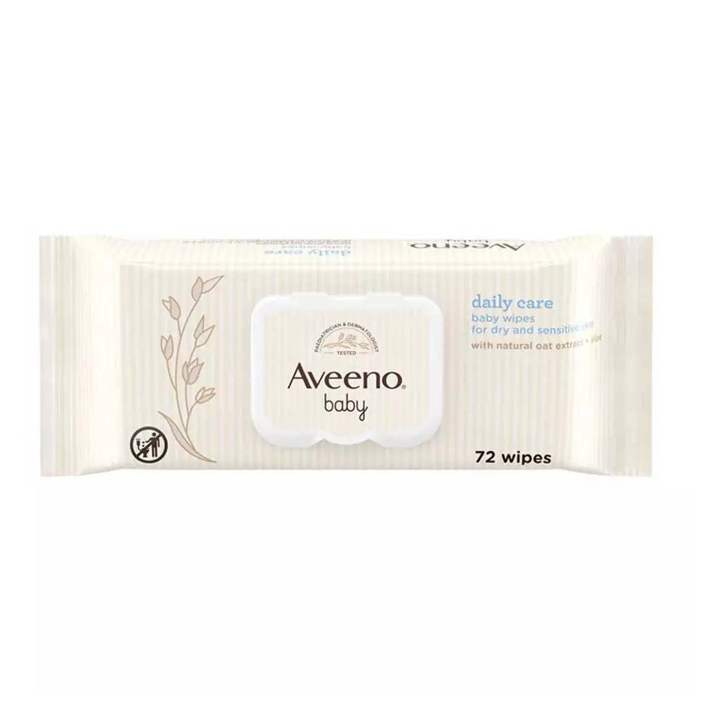 Aveeno Baby Daily Care Wipes 72 Pcs