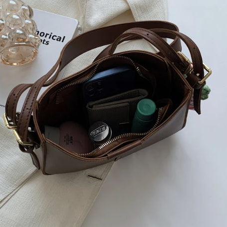 Women's Versatile Luxury Shoulder Bucket Bag