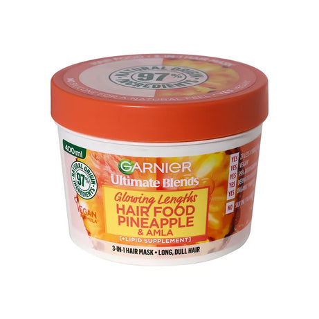 Garnier Ultimate Blends Glowing Lengths Hair Food Pineapple & Amla 3in1 Hair Mask 400ml