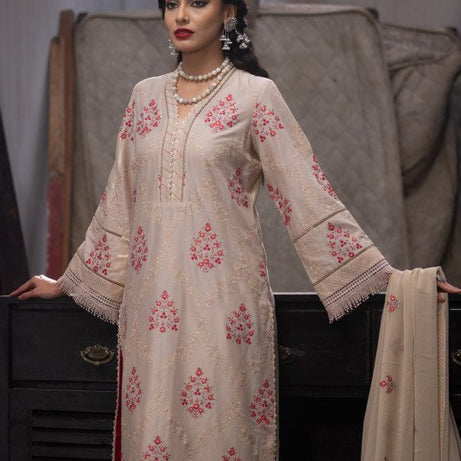 TriTex SHEHZADI Embroidered Lawn with Chiffon | SZ-2506