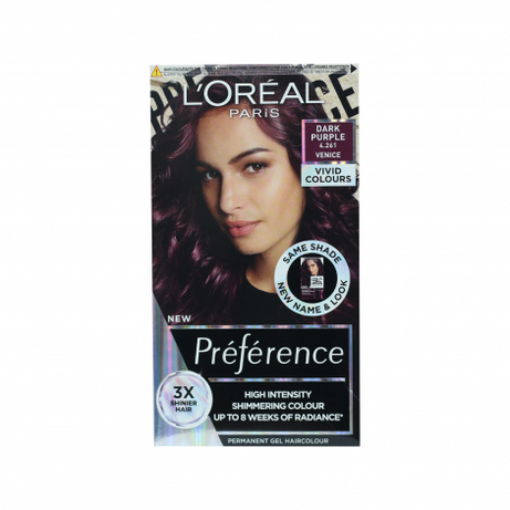 Loreal Hair Color Preference - 4.261 Dark Purple