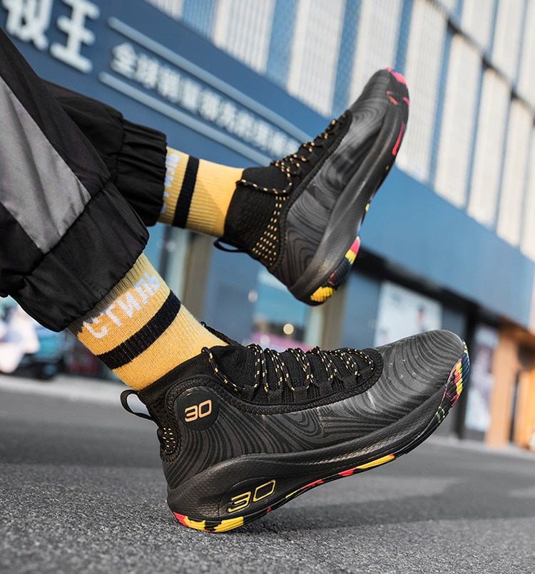 Men's Breathable High-Top Basketball Sports Sneakers | Sports Shoes & Trendy Foot wear
