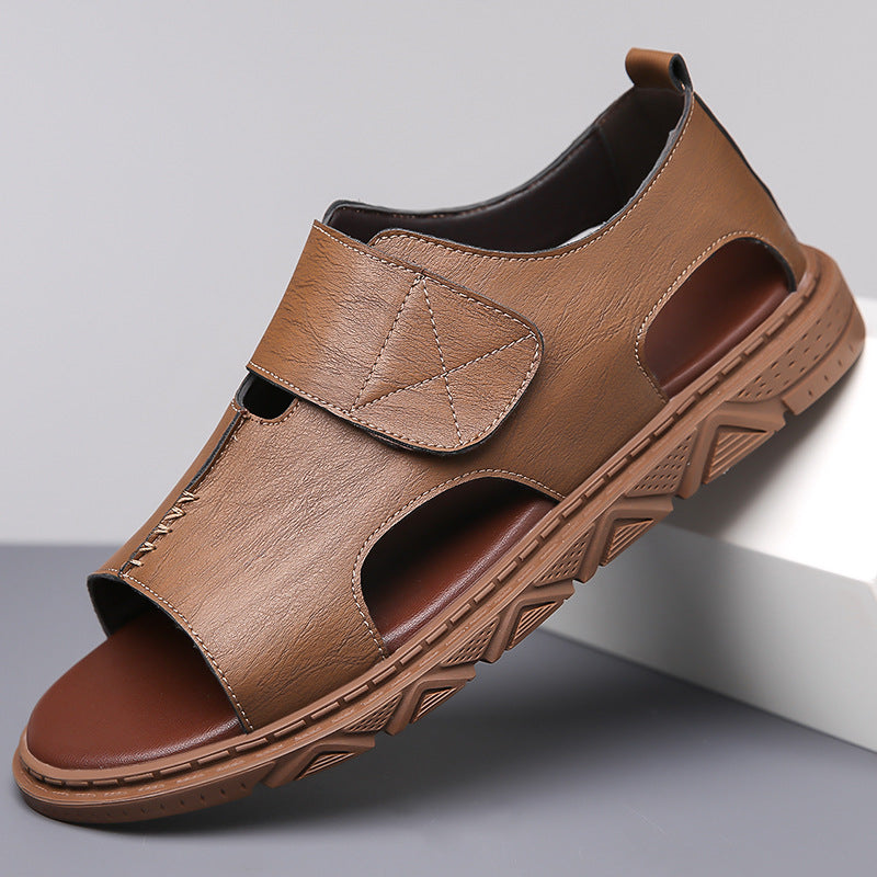 Men's Breathable Leather Sandals | Classic & Trendy Foot wear
