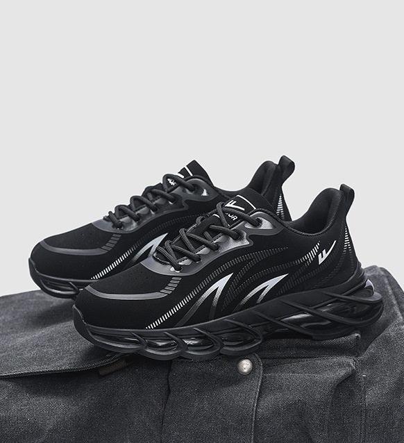 Men's Breathable Trendy Casual Sneakers - Black | Classic & Trendy Shoes