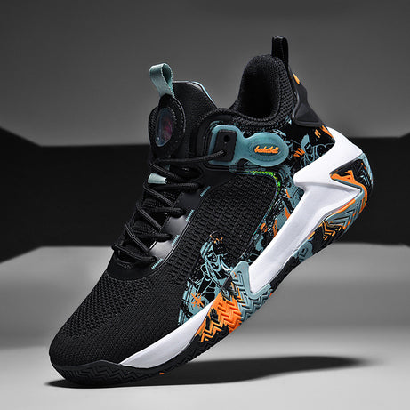 Men's Fly-Woven Breathable Basketball Sports Sneakers | Sports Shoes & Sneakers