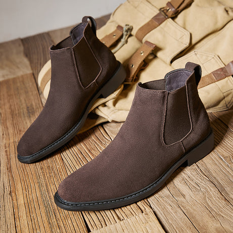 Men's Leather British Style Casual Chelsea Boots | Martin Boot & Trendy Foot wear