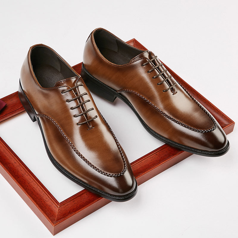 Men's Leather British Style Formal Oxford Shoes | Formal Boot & Office Shoes