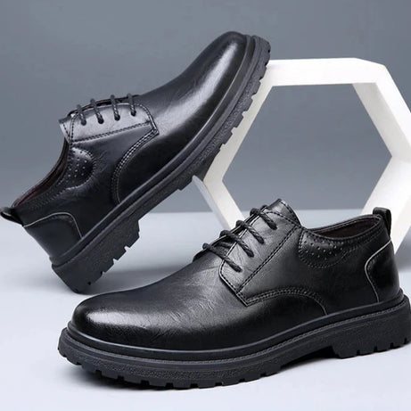 Men's Leather Low-Top Business Casual  Shoes | Formal Boot & Classic Foot wear