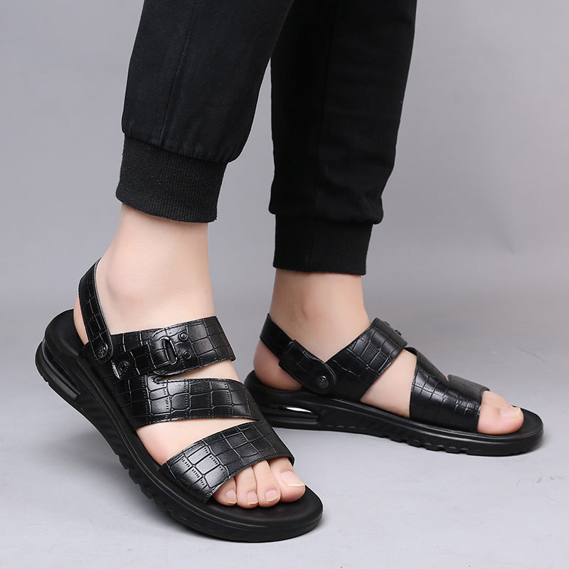 Men's Leather Outdoor Sandals | Slipper & Classical Shoes