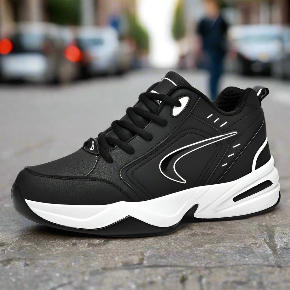 Men's Microfiber Leather Running Shoes | Sports Shoes & Sneakers