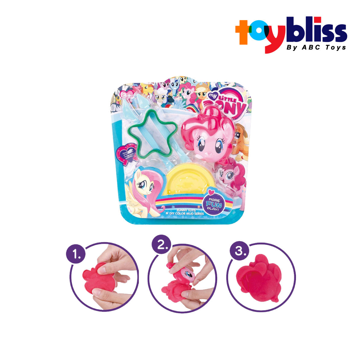 Toybliss My Little Pony DIY Color Mud Series (58-1), Ages 3+