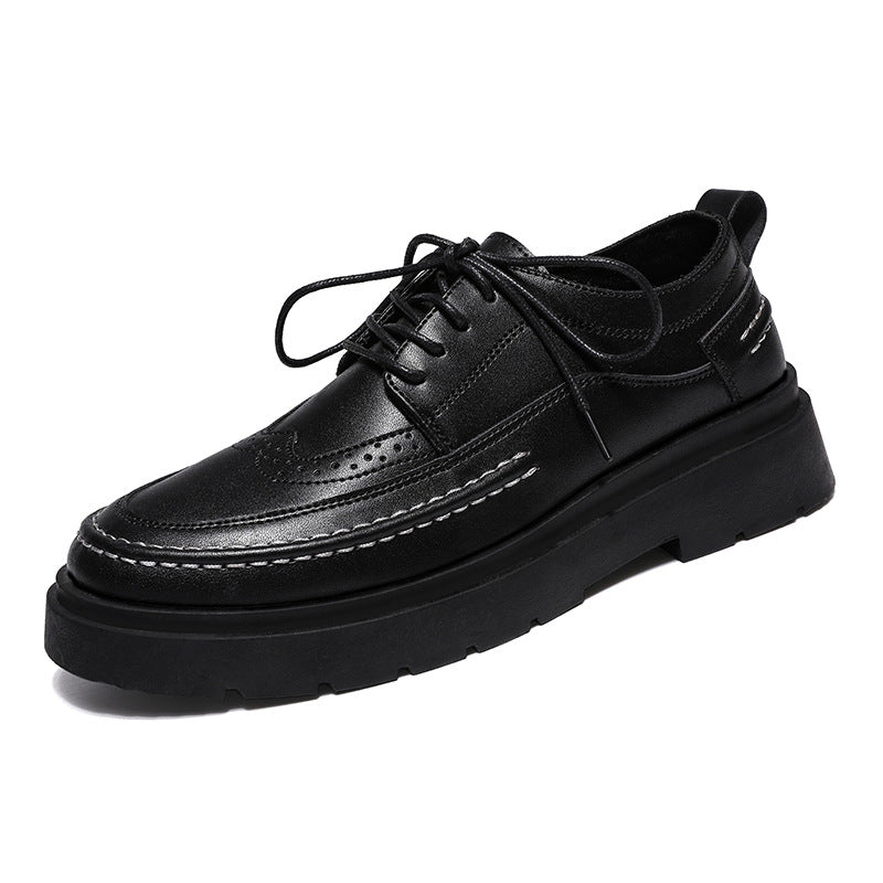 Men's Leather British Trend Fashion Outdoor Shoes