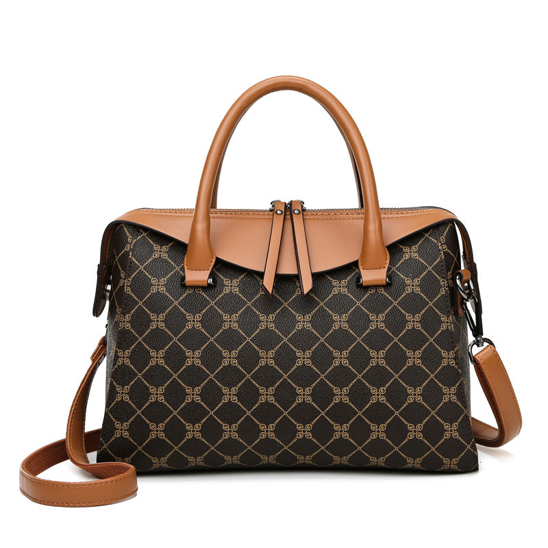 Women's Textured Large Capacity Shoulder Bag