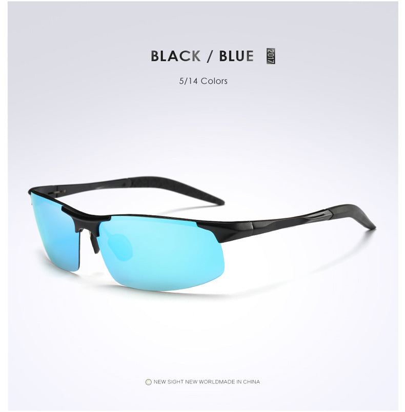 Men's Color-changing Sports Aluminum Polarized Sunglasses