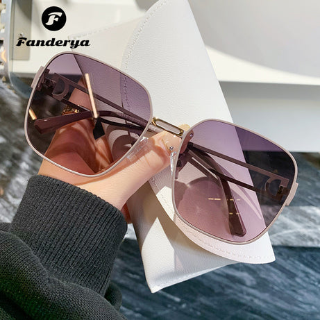 Women's Metal Fashion UV Protection Summer Sunglasses