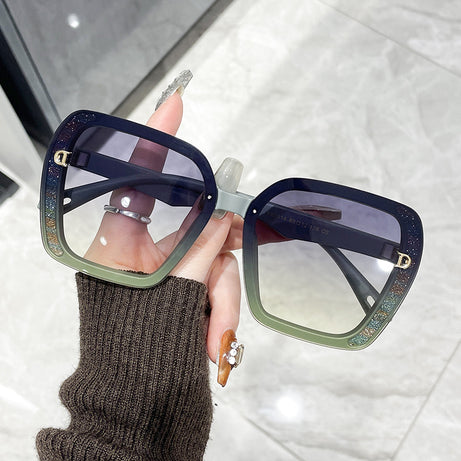 Women's Big Frame Anti-Ultraviolet Sunglasses