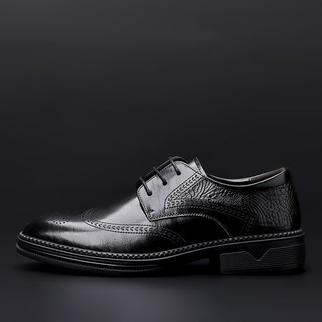 Men's Leather Crocodile Pattern Formal Shoes