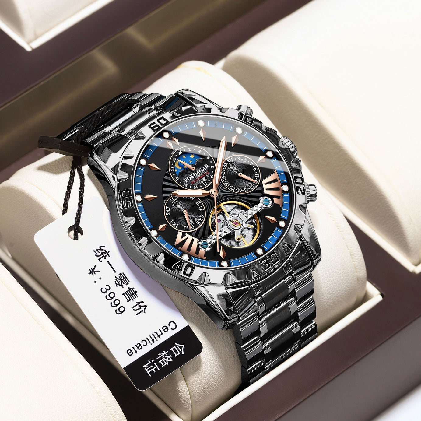 Men's Waterproof Automatic Mechanical Watch