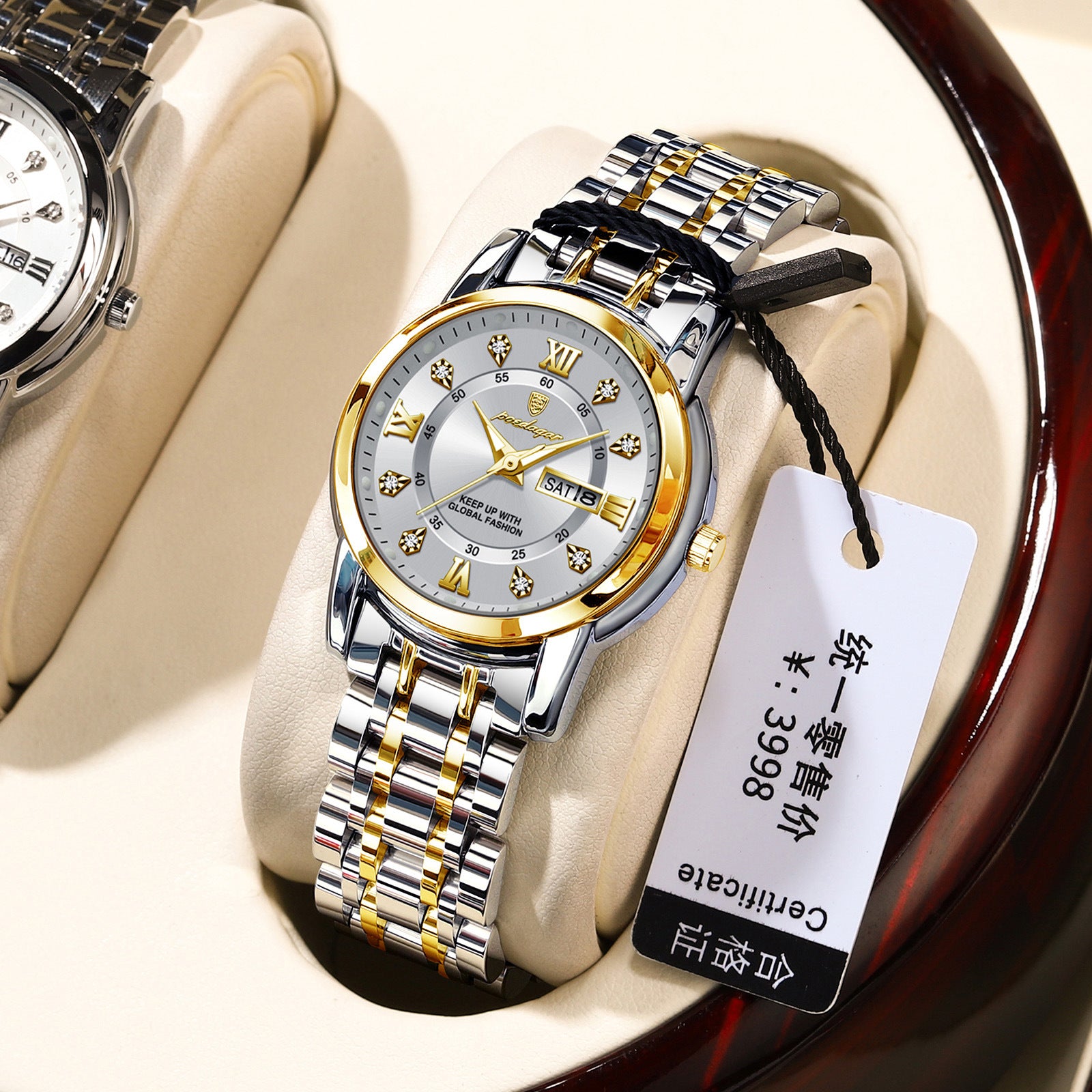 Women's Waterproof Calendar Luminous Watch